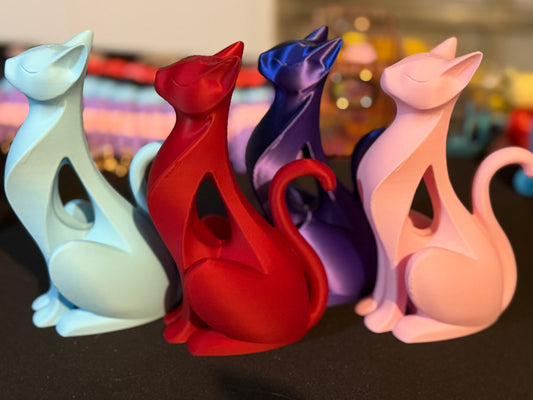 Modern Sleek Cat Decor