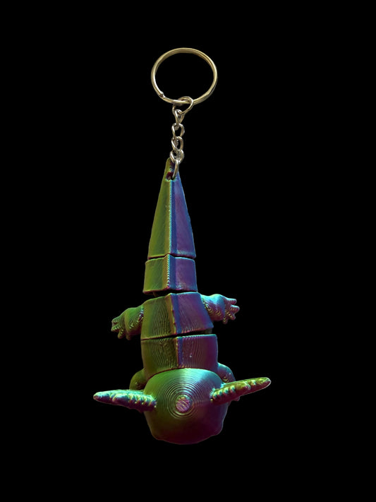 Articulated Axolotl Keychain