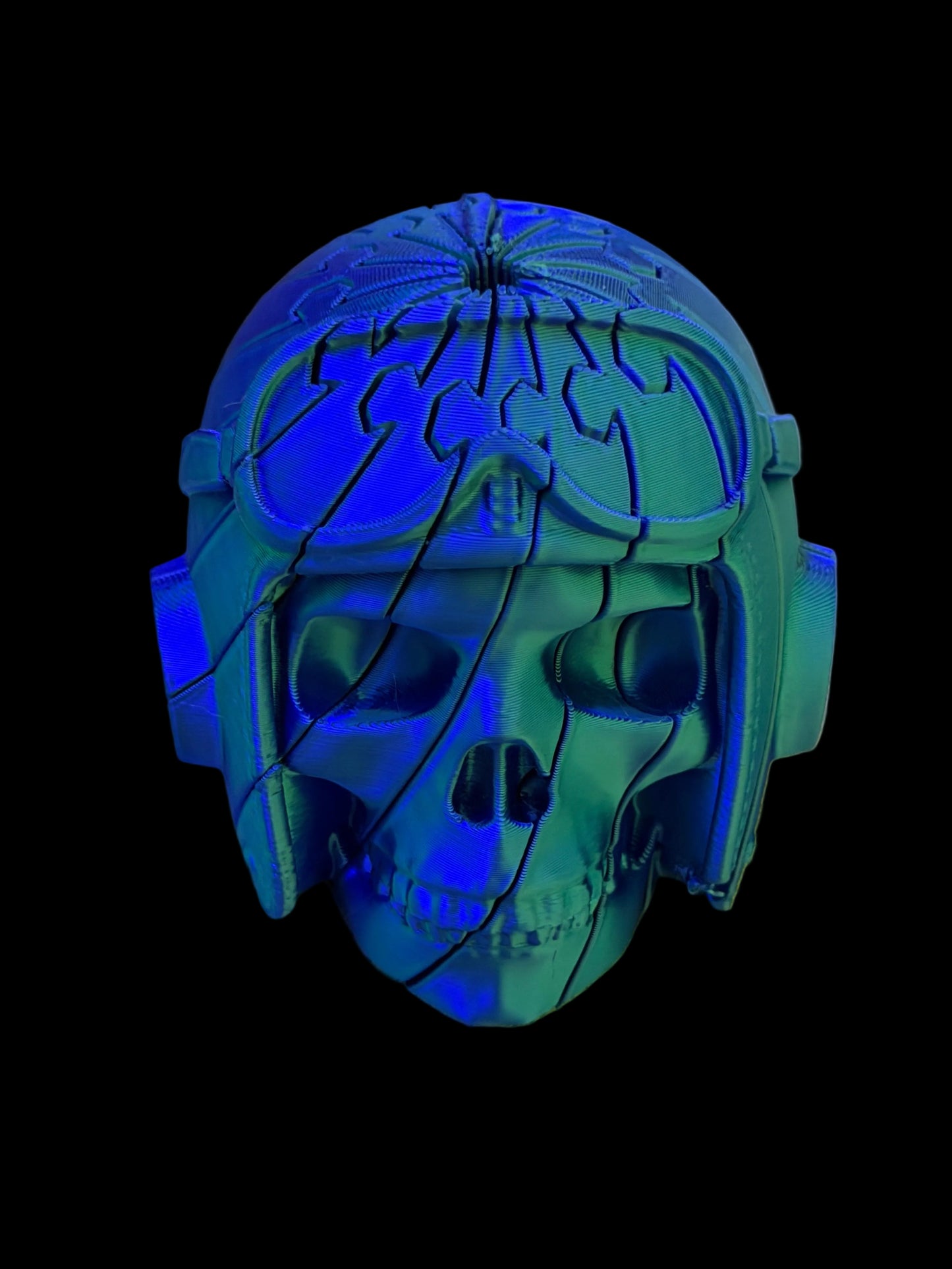 Aviator Twist Skull Fidget